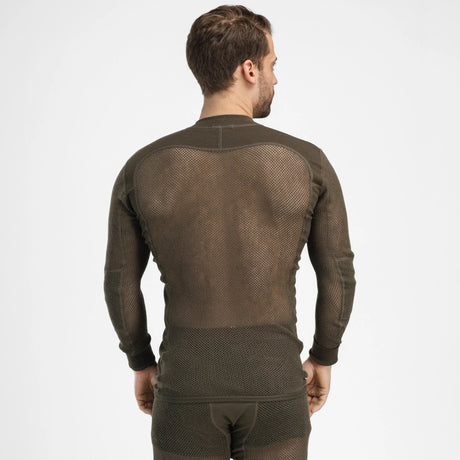 Aclima - WoolNet 120g Herre Crew Neck Uldtrøje // Tarmac-6-XtraGrej