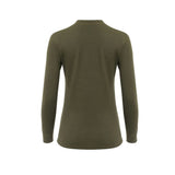 Aclima - WoolTerry 220g Dame Crew Neck // Olivengrøn-2-XtraGrej