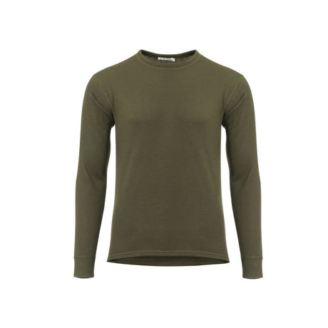 Aclima - WoolTerry 220g Herre Crew Neck // Olivengrøn-1-XtraGrej