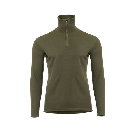 Aclima - WoolTerry 220g Herre Polo // Olivengrøn-1-XtraGrej
