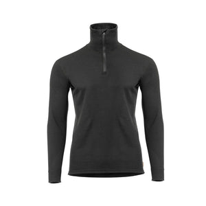Aclima - WoolTerry 220g Herre Polo // Sort-1-XtraGrej