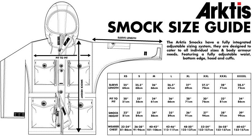 Arktis Waterproof Smock - SVART