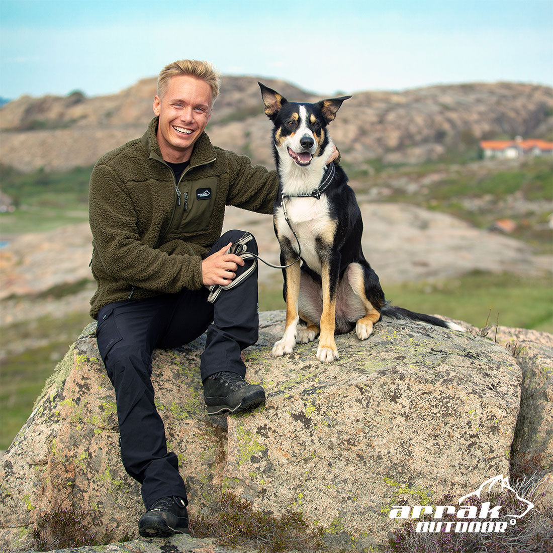 Arrak - Sherpa Fleecejakke Herrer