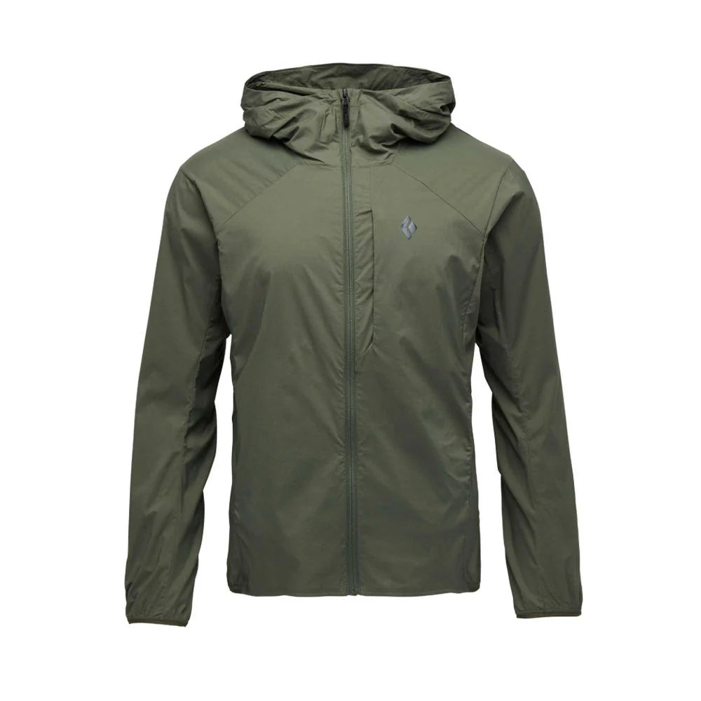Black Diamond - Alpine Start Herre Hoodie // Olivengrøn-1-XtraGrej