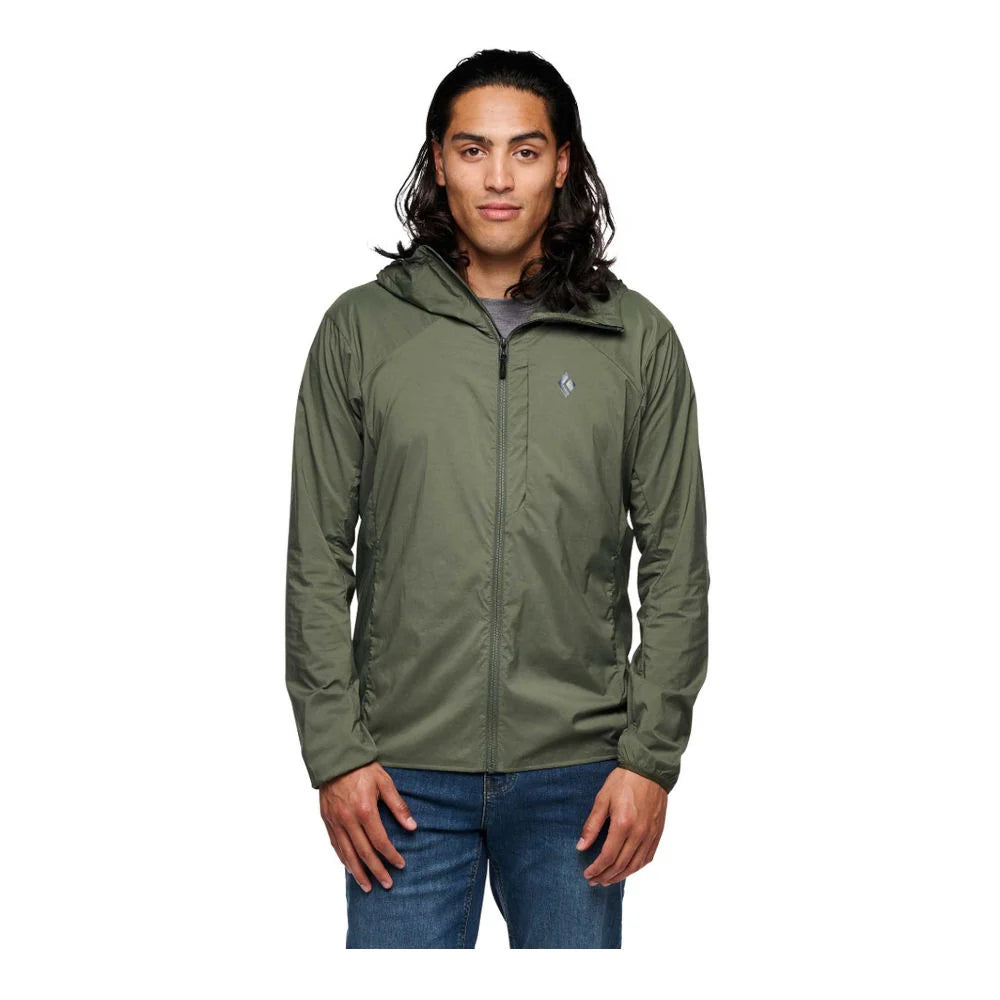 Black Diamond - Alpine Start Herre Hoodie // Olivengrøn-2-XtraGrej