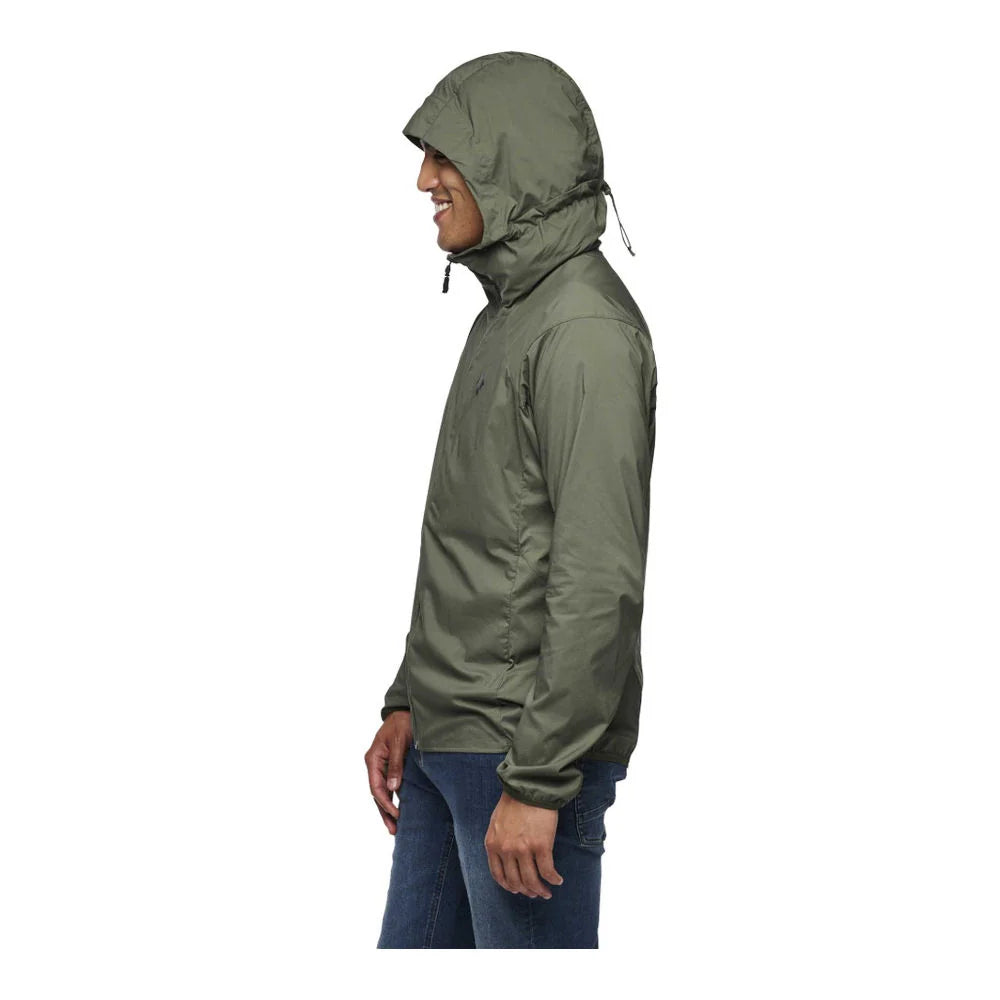 Black Diamond - Alpine Start Herre Hoodie // Olivengrøn-3-XtraGrej