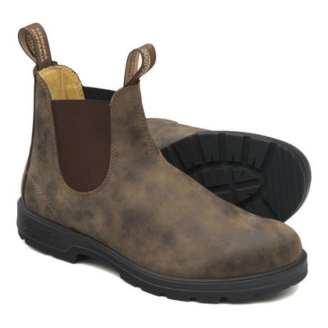 Blundstone - 585 Classic Rustic Brown Chelsea Støvler-3-XtraGrej