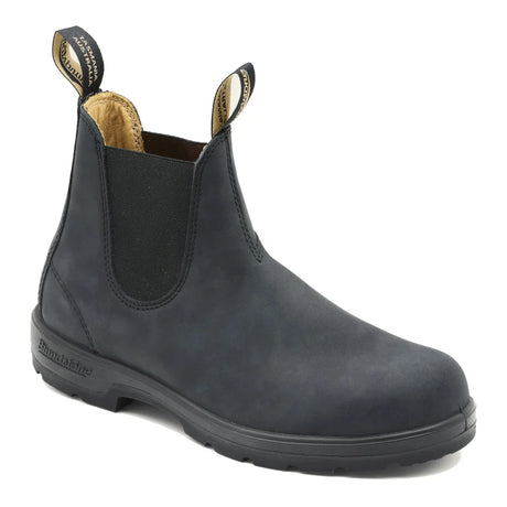 Blundstone - 587 Classic Rustic Black Chelsea Støvler-2-XtraGrej