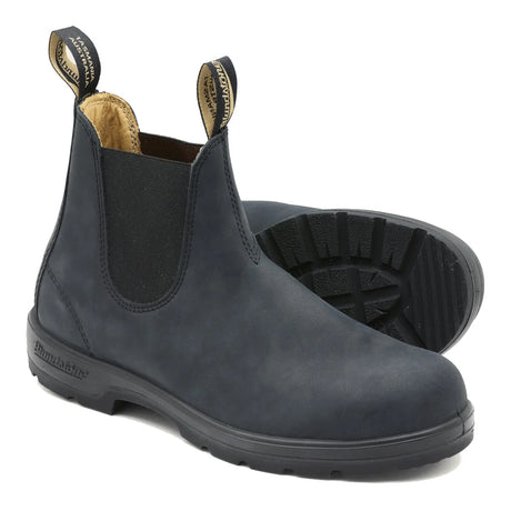 Blundstone - 587 Classic Rustic Black Chelsea Støvler-3-XtraGrej