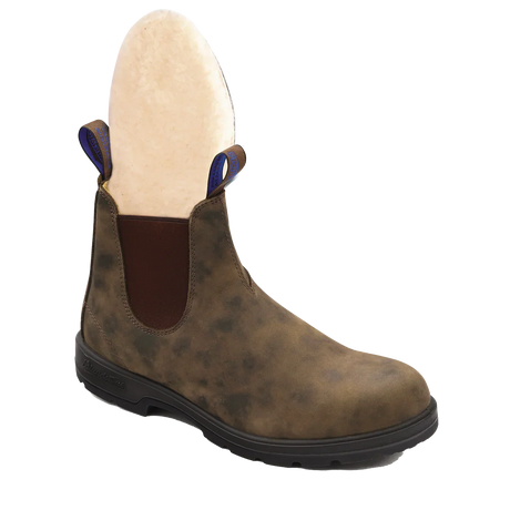 Blundstone - Chelsea Støvle #584 Vinterstøvle // Rustic Brown-4-XtraGrej