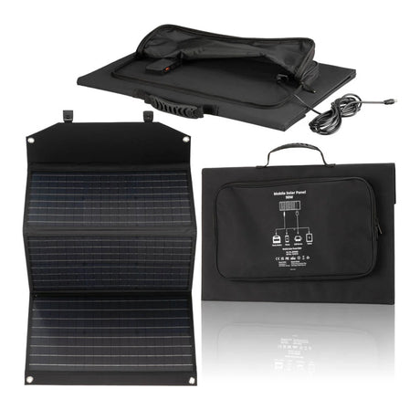 Bresser - Mobile Solar Solcellepanel 90W-2-XtraGrej