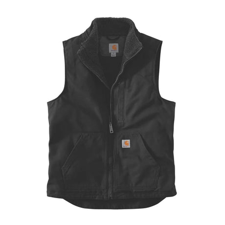 Carhartt - Washed Duck Lined Mock Neck Vest // Sort-1-XtraGrej