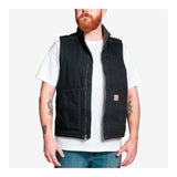 Carhartt - Washed Duck Lined Mock Neck Vest // Sort-2-XtraGrej