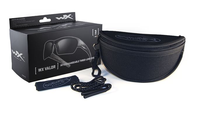 Wiley X - VALOR TAN båge Clear/Grey/Light Rust
