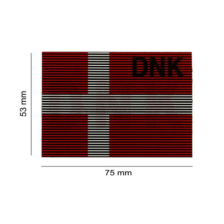 ClawGear - Dual IR Dannebrogsflag Patch // Rød / Hvid-3-XtraGrej