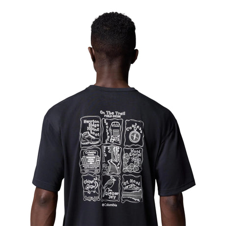 Columbia - Cedar Trail Back Graphic T-shirt // Sort-2-XtraGrej