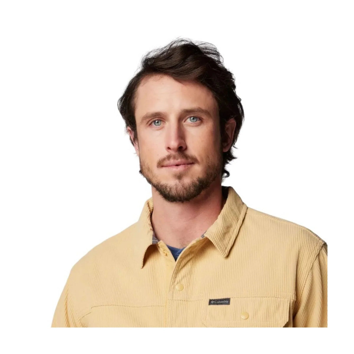 Columbia - Flare Gun Corduroy Herre Skjorte // Light Camel-5-XtraGrej