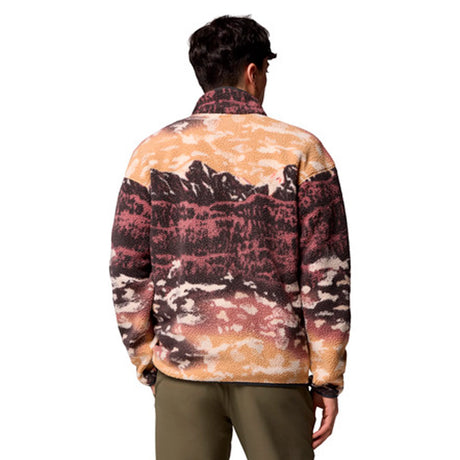 Columbia - Helvetia II Printed Half Snap Fleece Pullover // Camel Brown Sisters-3-XtraGrej