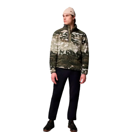 Columbia - Helvetia II Printed Half Snap Fleece Pullover // Safari Sisters-5-XtraGrej