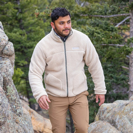 Columbia - Rugged Ridge ll Sherpa Herre Fleece // Beige-6-XtraGrej