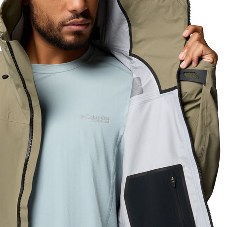 Columbia - Saudan Pro 3L Skaljakke // Stone Green-5-XtraGrej