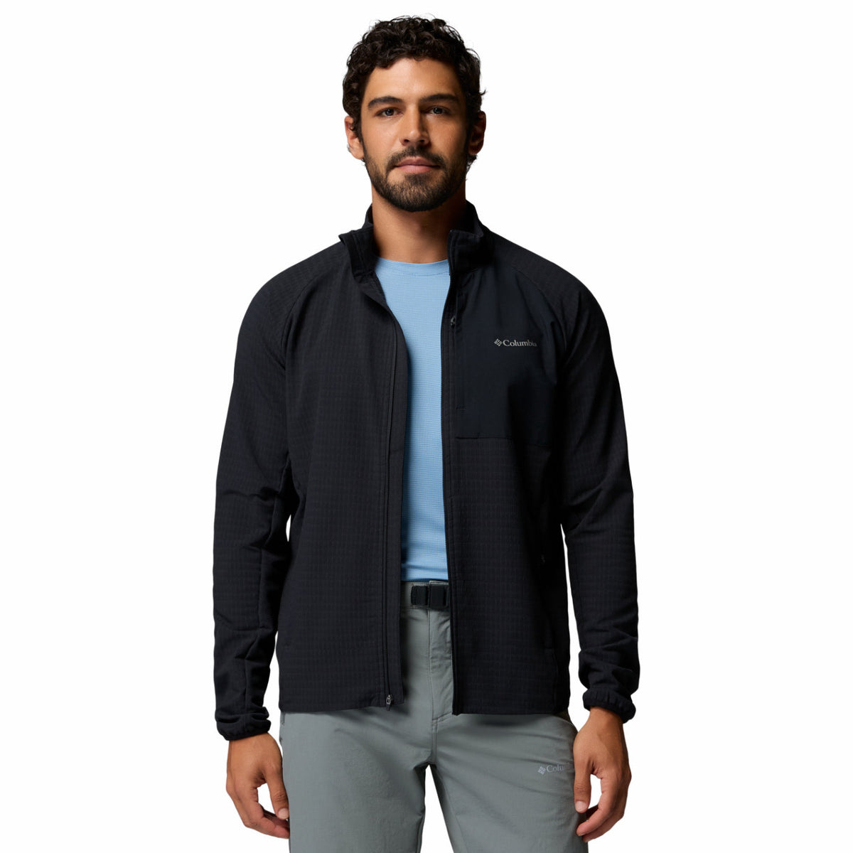 Columbia - Superior Summit Grid Full Zip Fleece // Sort-4-XtraGrej