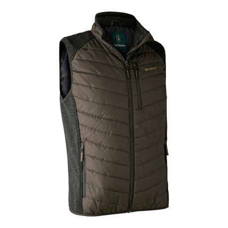 Deerhunter - Moor Vatteret Vest m. Strik // Brun-1-XtraGrej