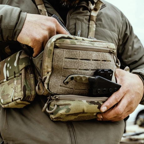 Eberlestock - Fury Chest Pack 2L // Military Green-3-XtraGrej
