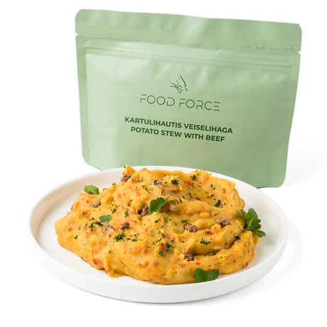 Food Force - Kartoffelgryderet Med Oksekød 150 g (608 kcal)-1-XtraGrej