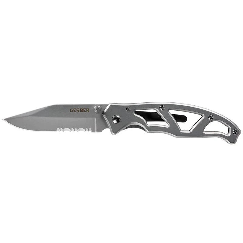 Gerber - Paraframe I Stainless Serrated Foldekniv-1-XtraGrej