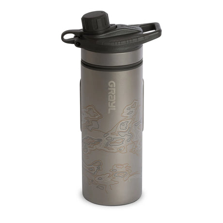 Grayl - GeoPress Titaniums Flaske med Vandrensefilter 710 ml // Sort-1-XtraGrej