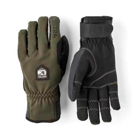 Hestra - Ergo Grip Wool Touring - 5 finger // Dark Forest/Sort-1-XtraGrej