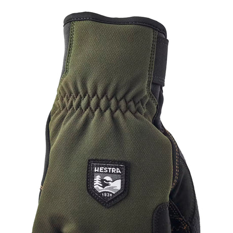 Hestra - Ergo Grip Wool Touring - 5 finger // Dark Forest/Sort-2-XtraGrej