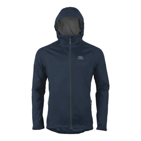 Highlander - Stow & Go Vandtæt Herre Regnjakke // Navy Blue-1-XtraGrej