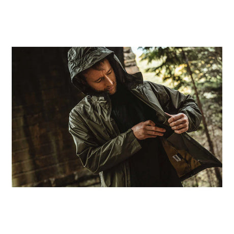 Highlander - Stow & Go Vandtæt Herre Regnjakke // Navy Blue-2-XtraGrej