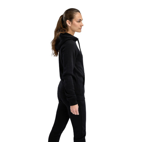 Aclima - FleeceWool Dame Hoodie // Jet Black-2-XtraGrej