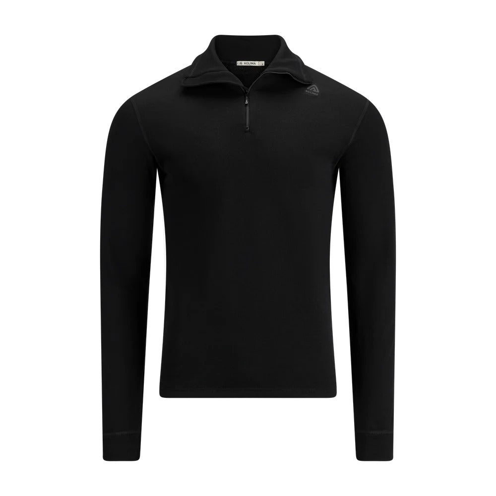 Aclima - HotWool FR Herre Polo // Jet Black