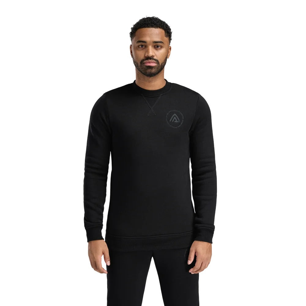 Aclima - FleeceWool Herre Crewneck // Jet Black