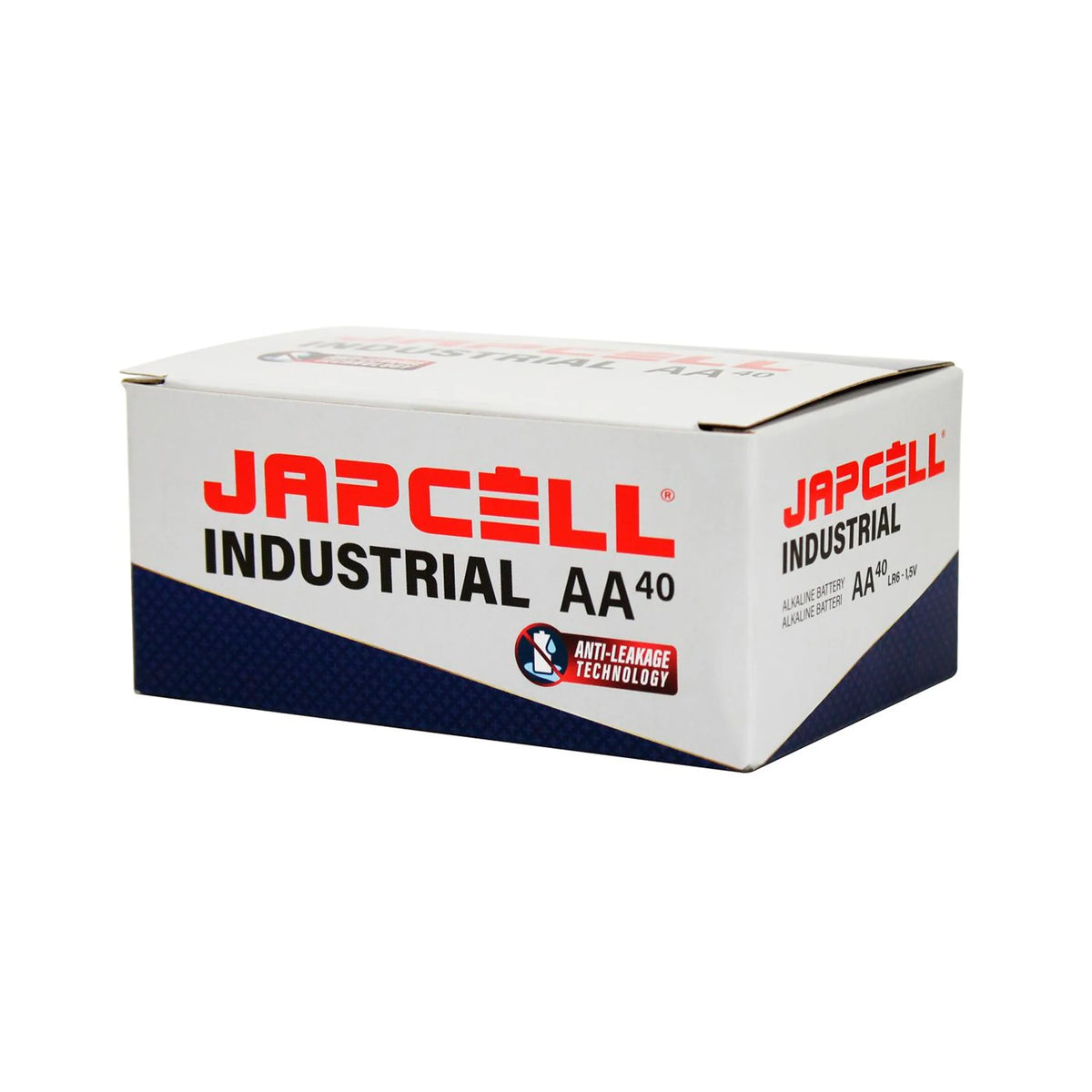 Japcell - AA / LR06 Industrial Alkaline Batterier - 40 Stk. Pakning-1-XtraGrej