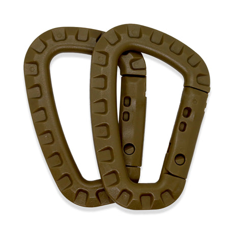 K-Force - ABS Karabiner (2 stk) // Coyote-1-XtraGrej