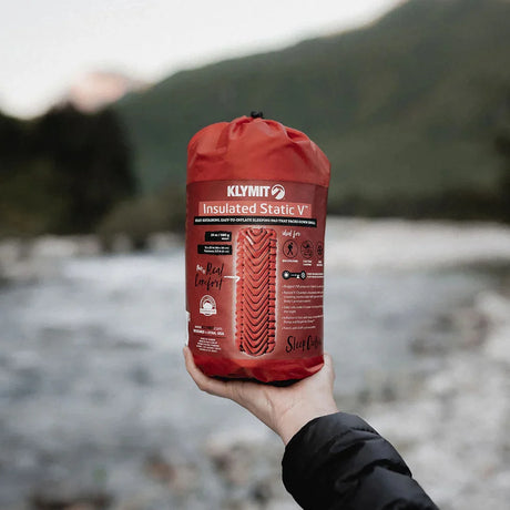 Klymit - Insulated Static V Liggeunderlag // Rød-5-XtraGrej