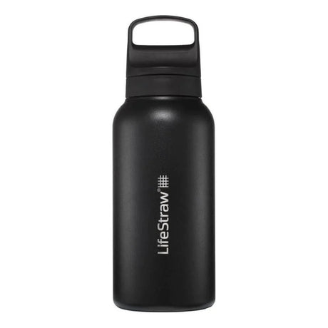 LifeStraw - Go Stainless Steel 2.0 Filter Vandflaske 1L Sort-1-XtraGrej