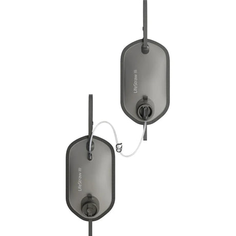 LifeStraw - Peak Series Gravity Vandfilter System 8L + 8L // Dark Mountain Gray-1-XtraGrej