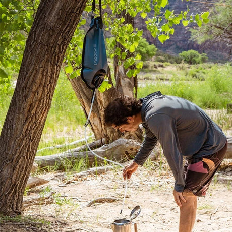 LifeStraw - Peak Series Gravity Vandfilter System 8L + 8L // Dark Mountain Gray-7-XtraGrej