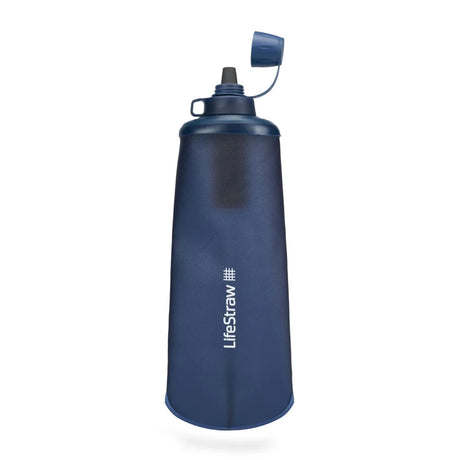 LifeStraw - Peak Squeeze Vandrensningsflaske 1L // Blå-1-XtraGrej