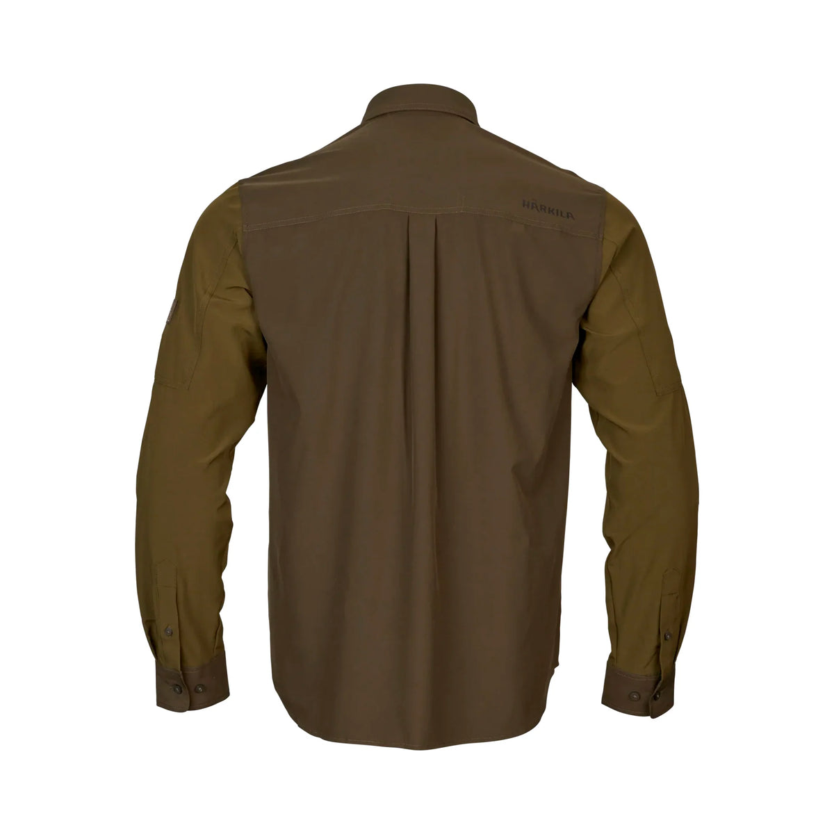 Logmar letvægts L/S-skjorte // Dark Olive / Willow Green-7-XtraGrej