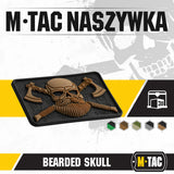 M-tac skäggig dödskalle 3d pvc