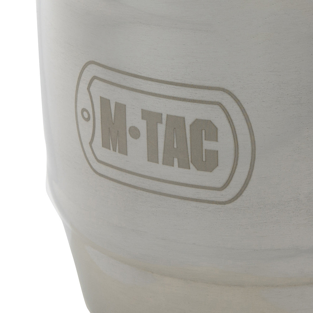 M-Tac campingöl-termosmugg i stål