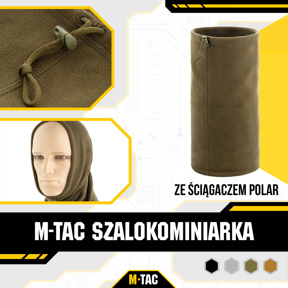 M-Tac fleecehalsvärmare med dragsko (260 g/m2)