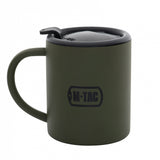 M-Tac 280 ml Insulated Mug with a lid Olive